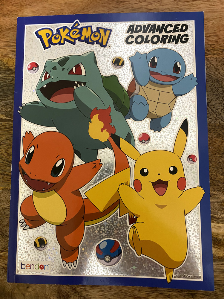 RARE Pokémon Advanced Coloring Book NEW
