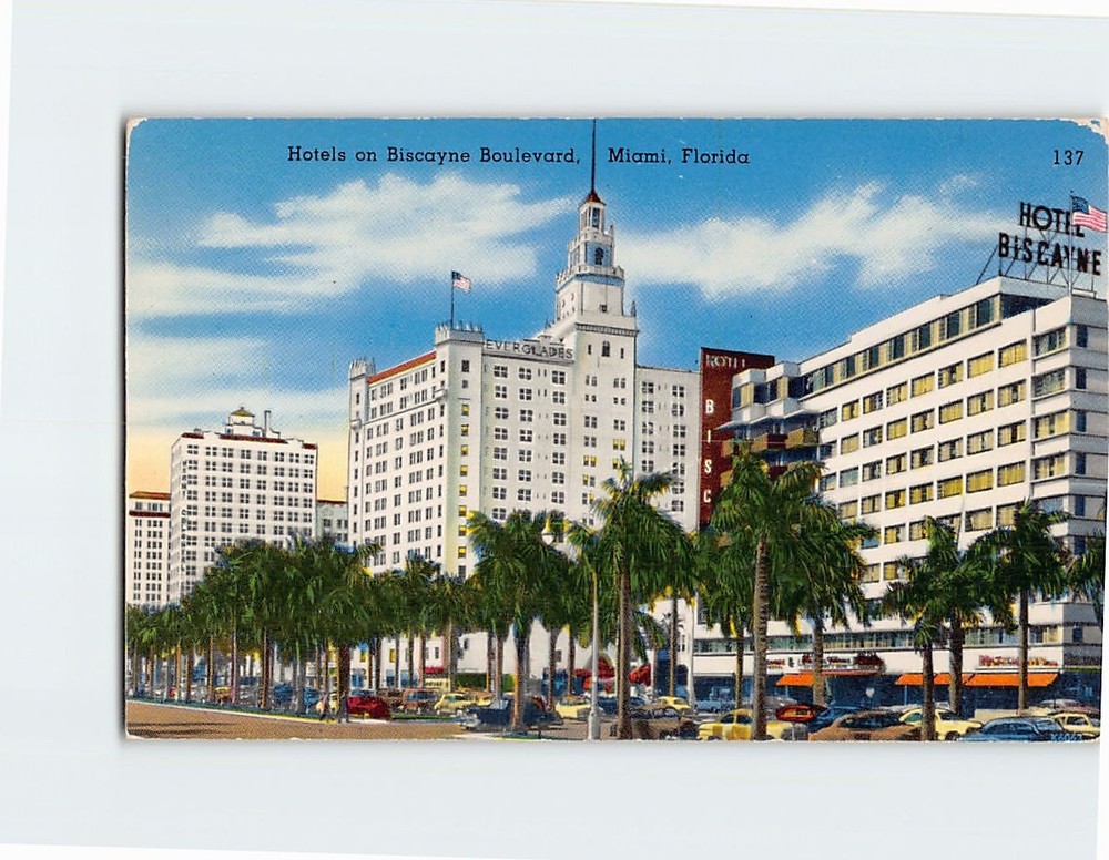 Postcard Hotels on Biscayne Boulevard Miami Florida USA