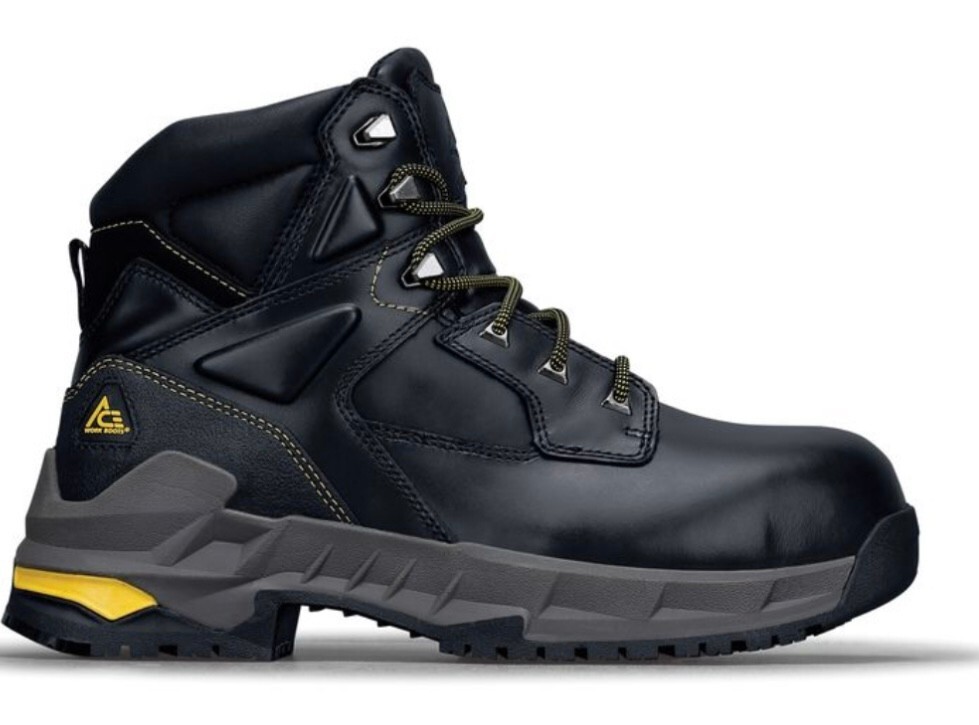 Ace Burren Unisex Composite Toe Work Boots Style 7647 Men 9 Women 10.5-image