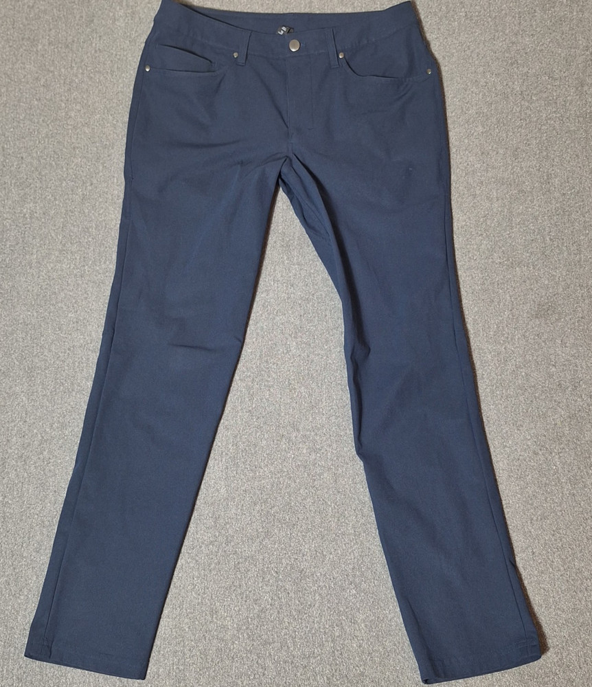 Lululemon ABC Slim Fit 5 Pocket Warpstreme Navy Pants Men's Size 31