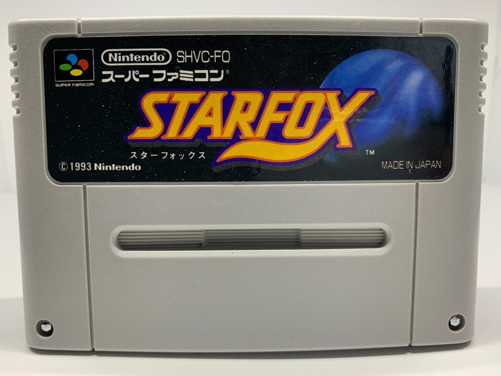 Super Famicom STAR FOX Nintendo SFC Cartridge Only Japan