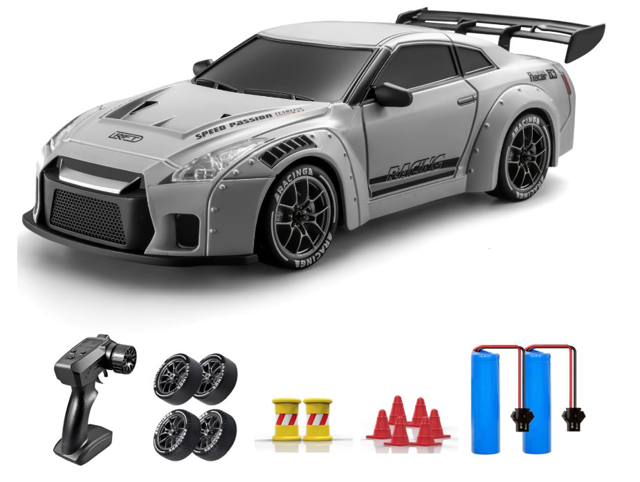 1:24 4WD RC Racing Car 2.4G 20KM/H Brushless High Speed Remote Control Drift Car