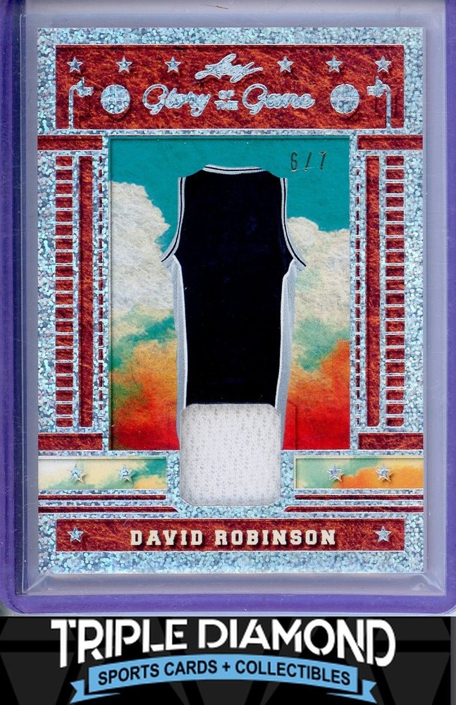 2025 Leaf Glory of The Game David Robinson Game-Used Patch #6/7 Spurs S761