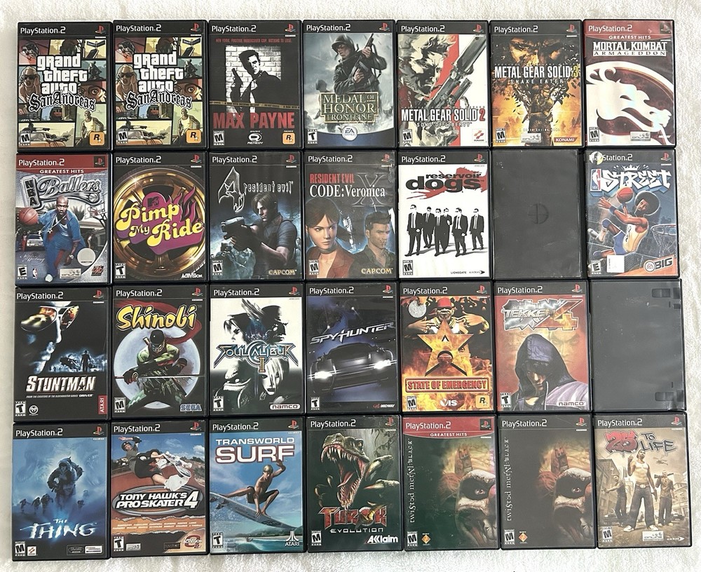 Games Lot (B) - PlayStation 2 (PS2)