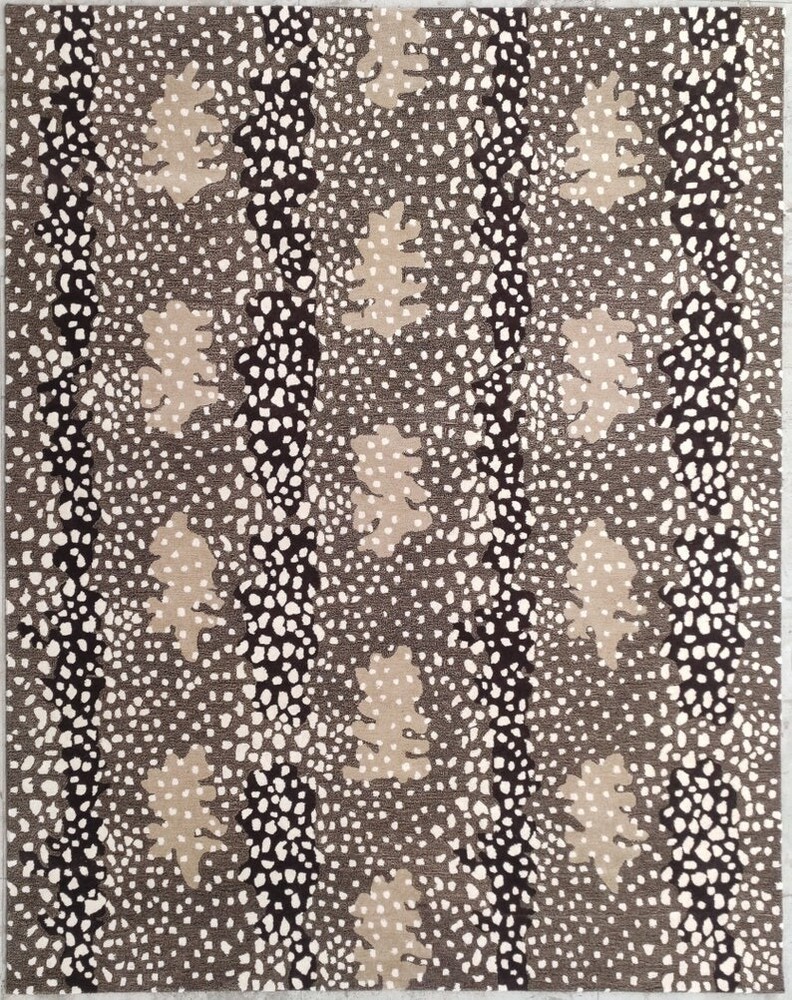 Antelope Wool Area Rug, Hand Tufted Animal Print Rug For Bedroom Living Room