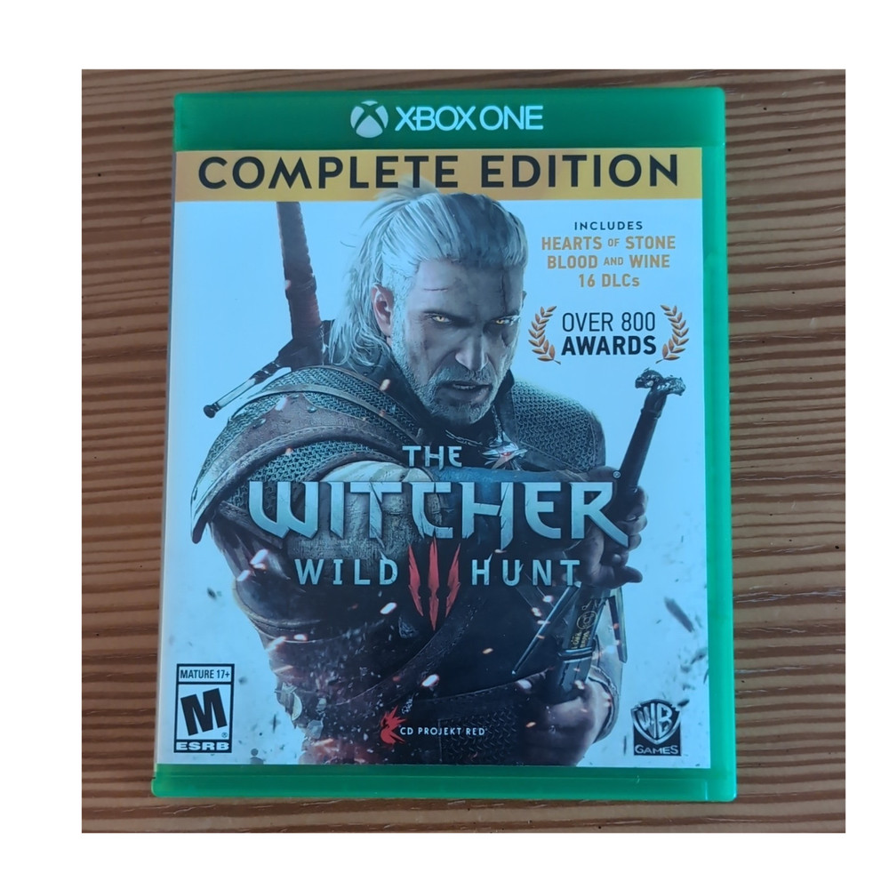 WB Games The Witcher 3: Wild Hunt Complete Edition Xbox One w/ Case & Inserts