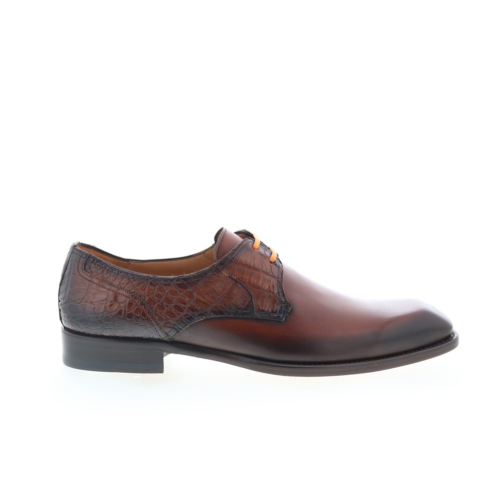 Mezlan Mez431 Mens Brown Leather Oxfords & Lace Ups Plain Toe Shoes 9
