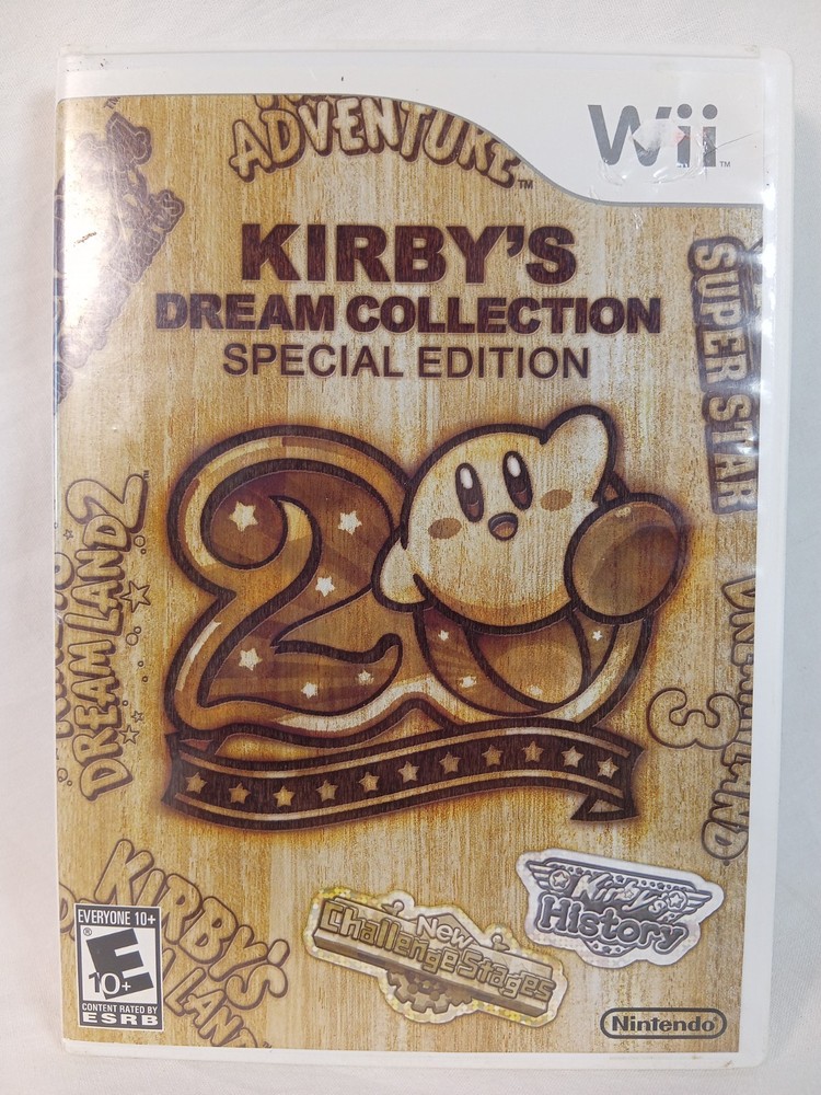 Kirby's Dream Collection Special Edition Wii Complete CIB Manual Bonus Disc