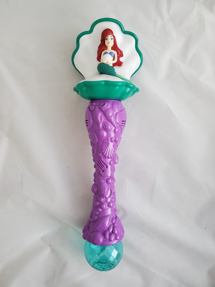 Disney Parks The Little Mermaid Princess Ariel Light Up Musical Bubble Wand