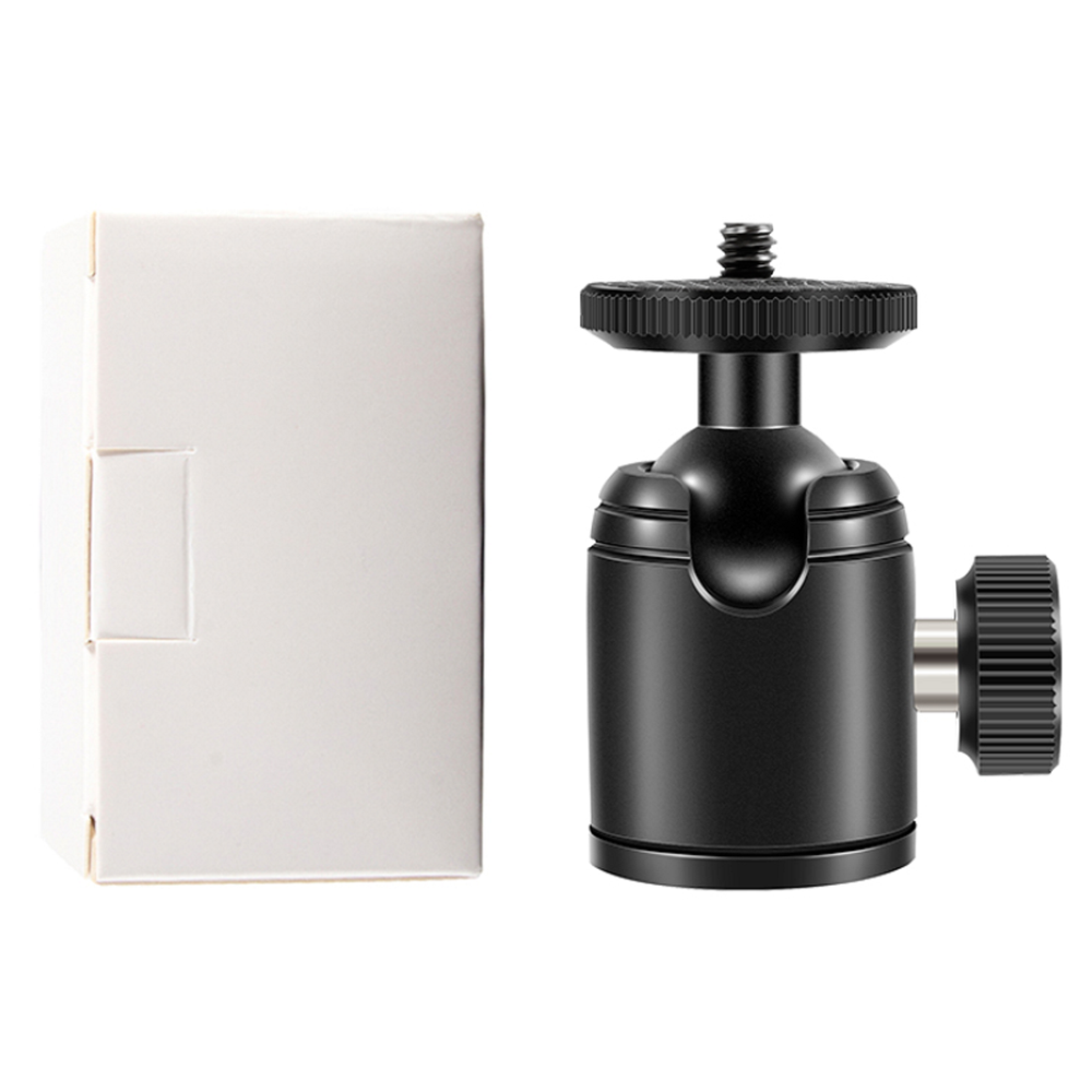 1/4IN Camera Tripod Adapter Swivel Mini Ball Head 360 Degree Rotation