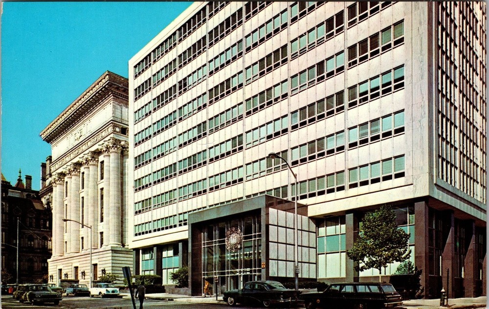Albany NY-New York, State Educational Building, Vintage Postcard