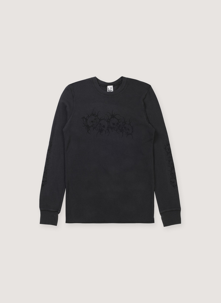 Basketcase Gallery Afflicted Thermal Vintage Black
