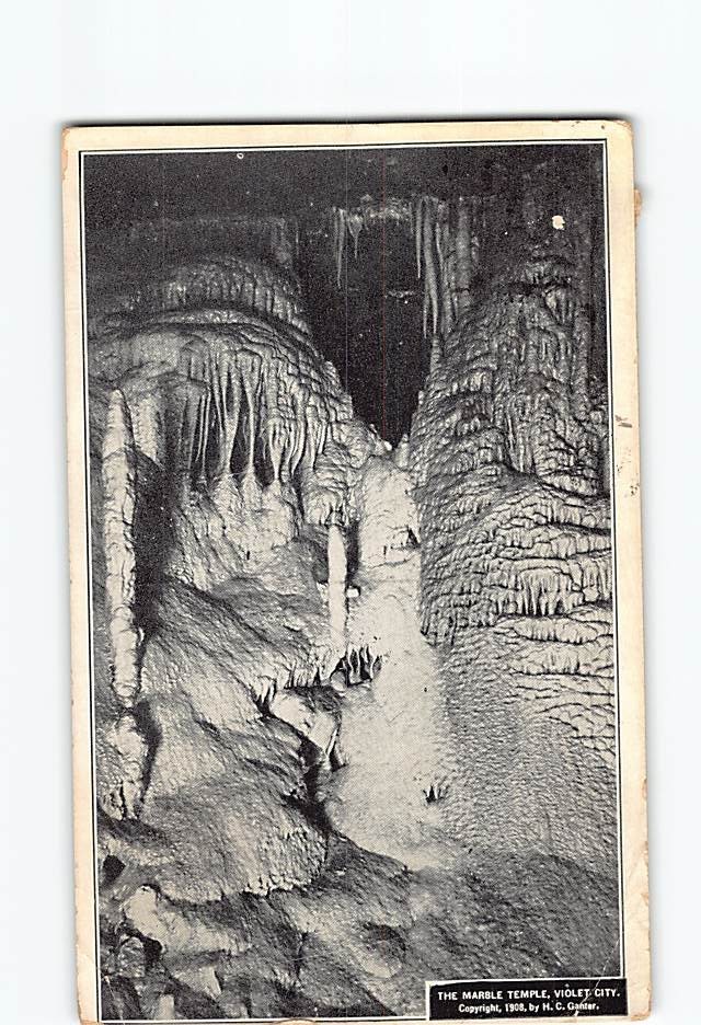 Postcard The Marble Temple Violet City Mammoth Cave National Park Kentucky USA