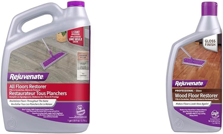 All Floors 128oz & Wood Floor Restorer 32oz Floor Care Bundle