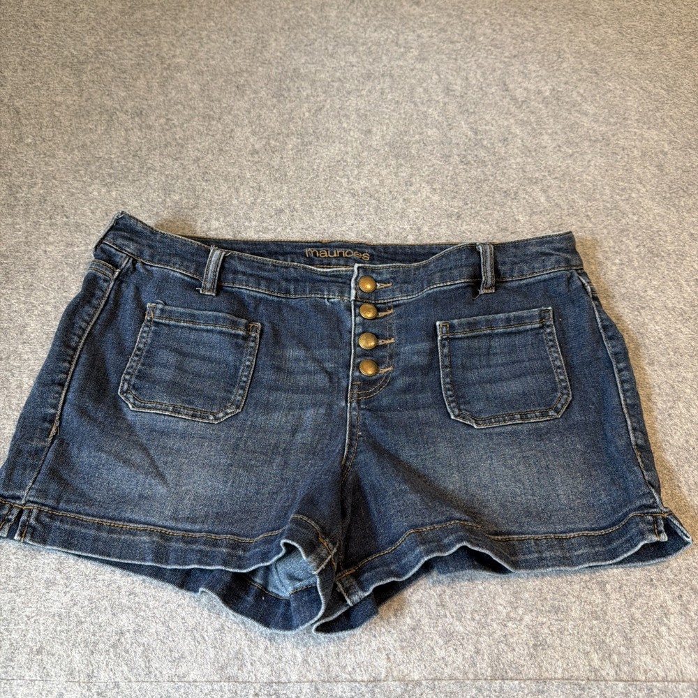 MAURICES Women's Sz 13 14 Denim Jean Shorts  Summer Beach