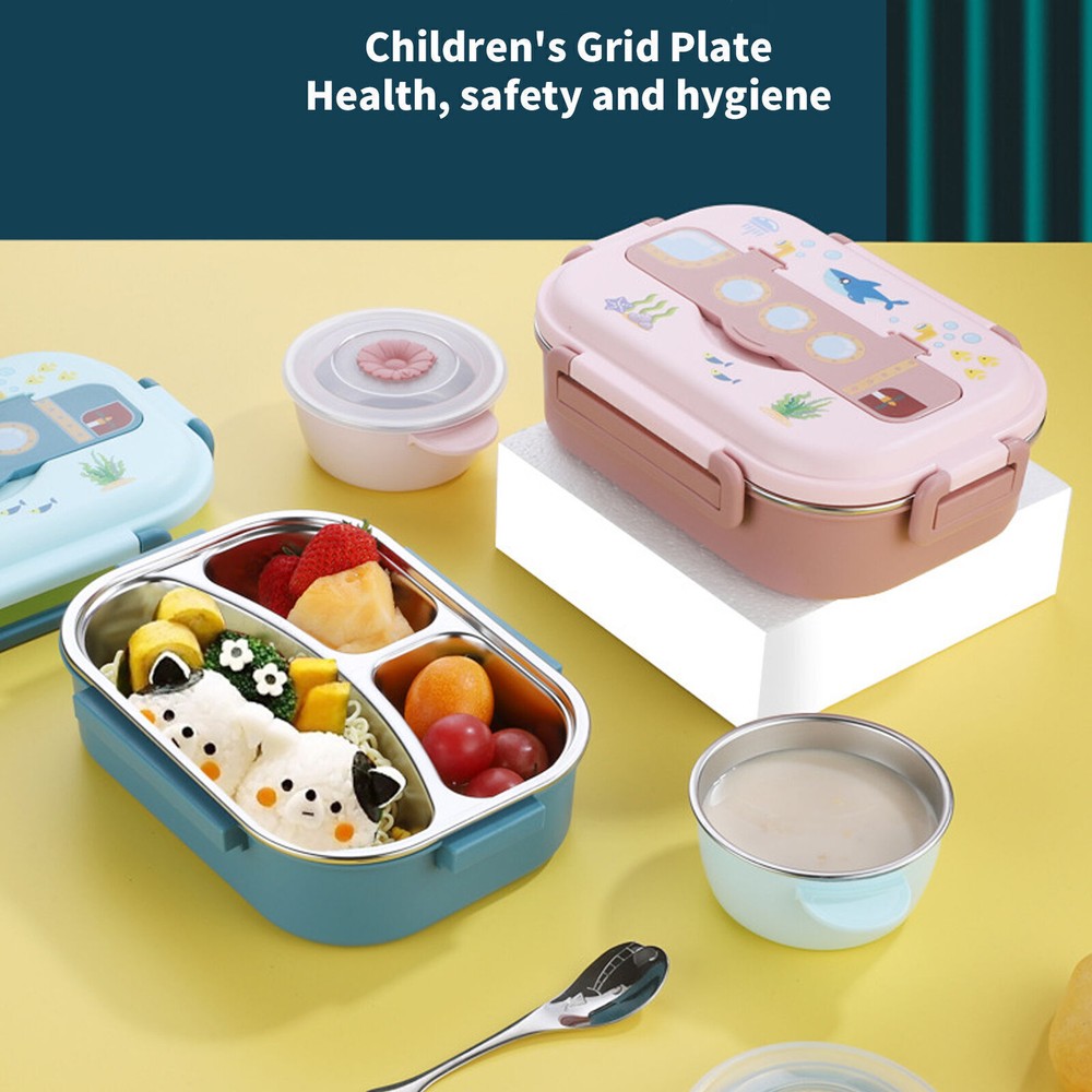 Stainless Steel Leak-Proof Insulated Cartoon Lunch Box