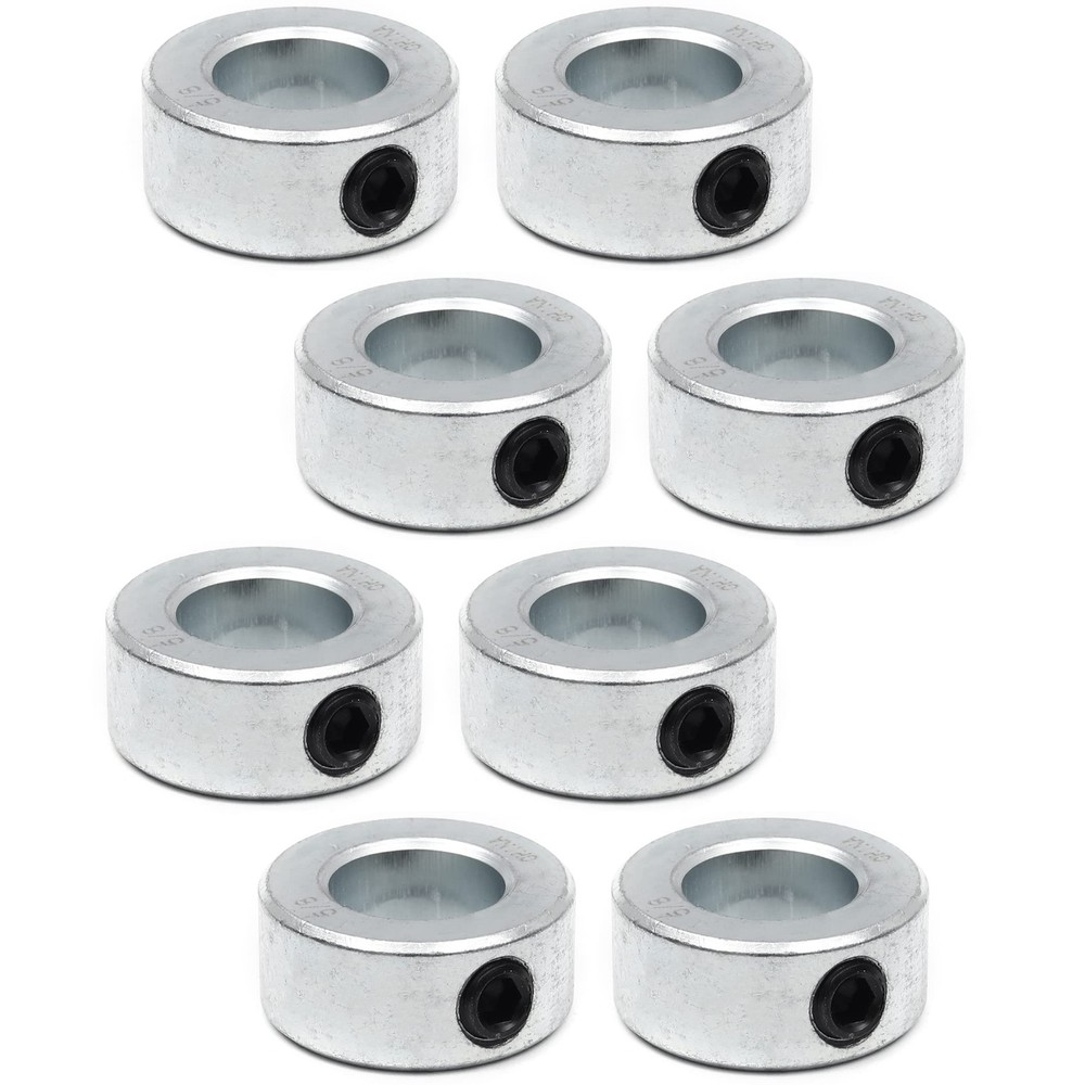 (8-Pack) Zinc Plated Carbon Steel 5/8