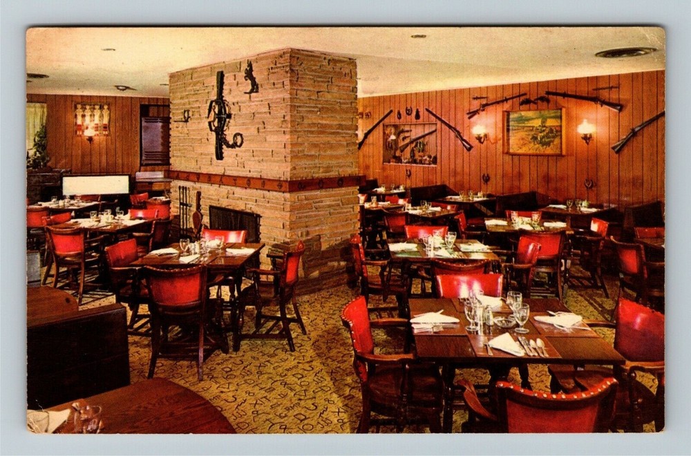 Cleveland OH-Ohio, The Frontier Room, Pick Carter Hotel, c1967 Vintage Postcard