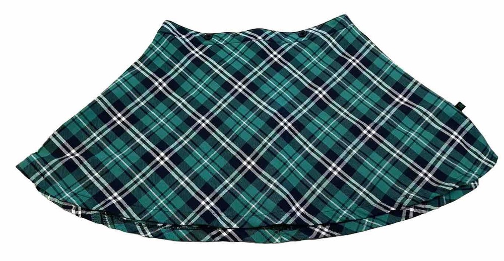 Royal Bones Daang Goodman Tripp Green Plaid Mini Skirt Grunge Medium Emo