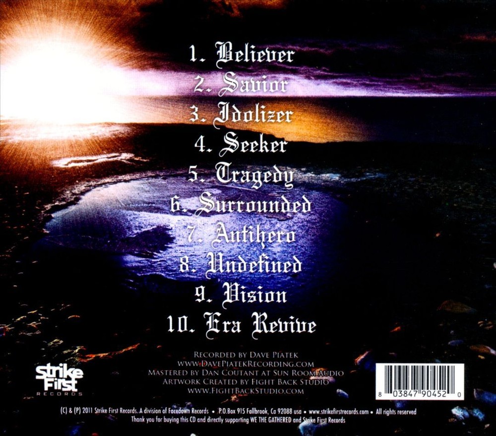 WE THE GATHERED BELIEVER NEW CD