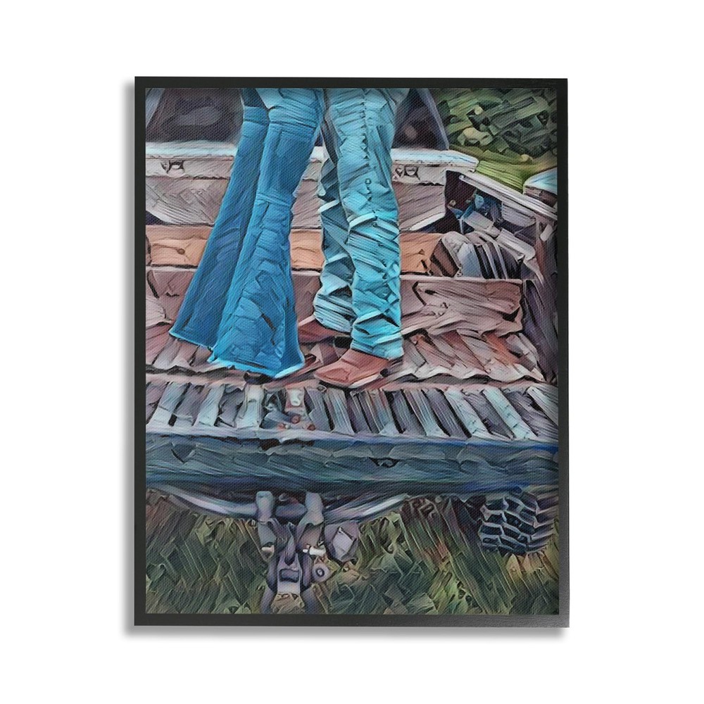Country Couple in Pickup Framed Giclee Art by Jesse Keith