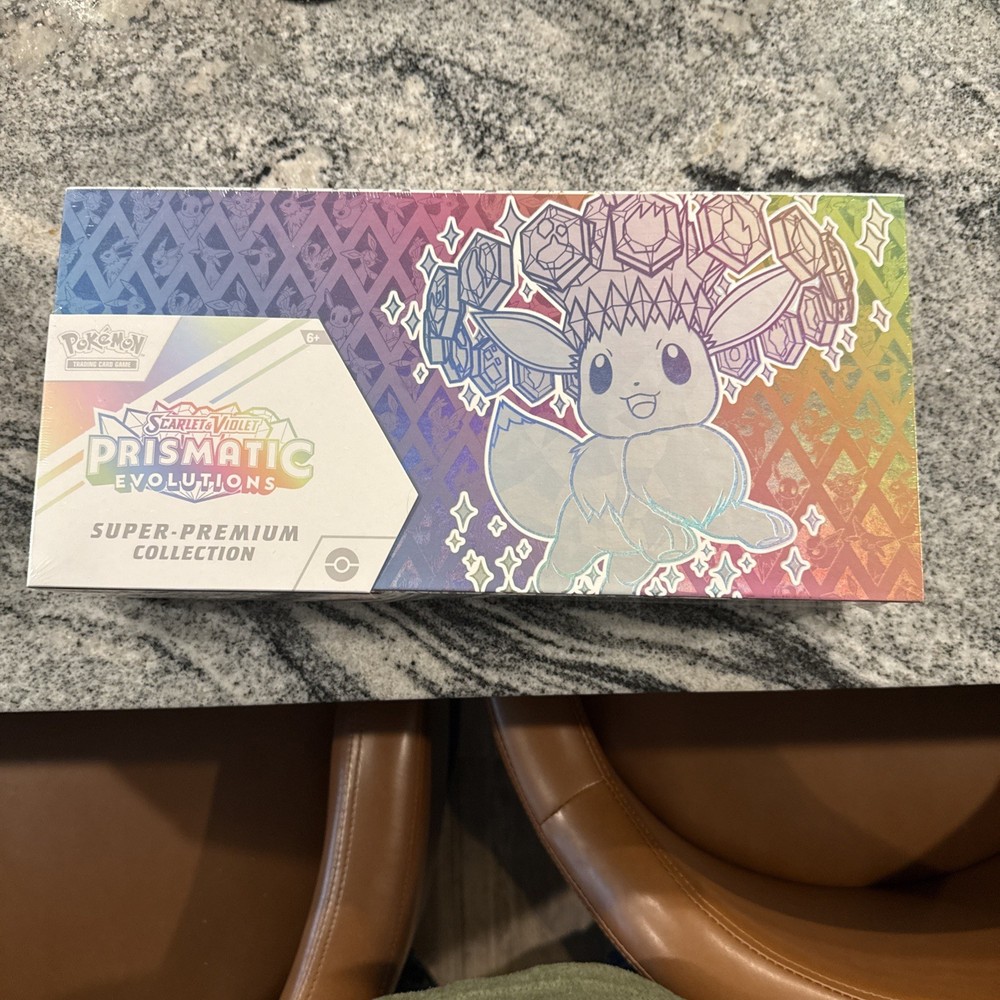 Pokemon TCG Scarlet & Violet Prismatic Evolutions Super Premium Collection Box