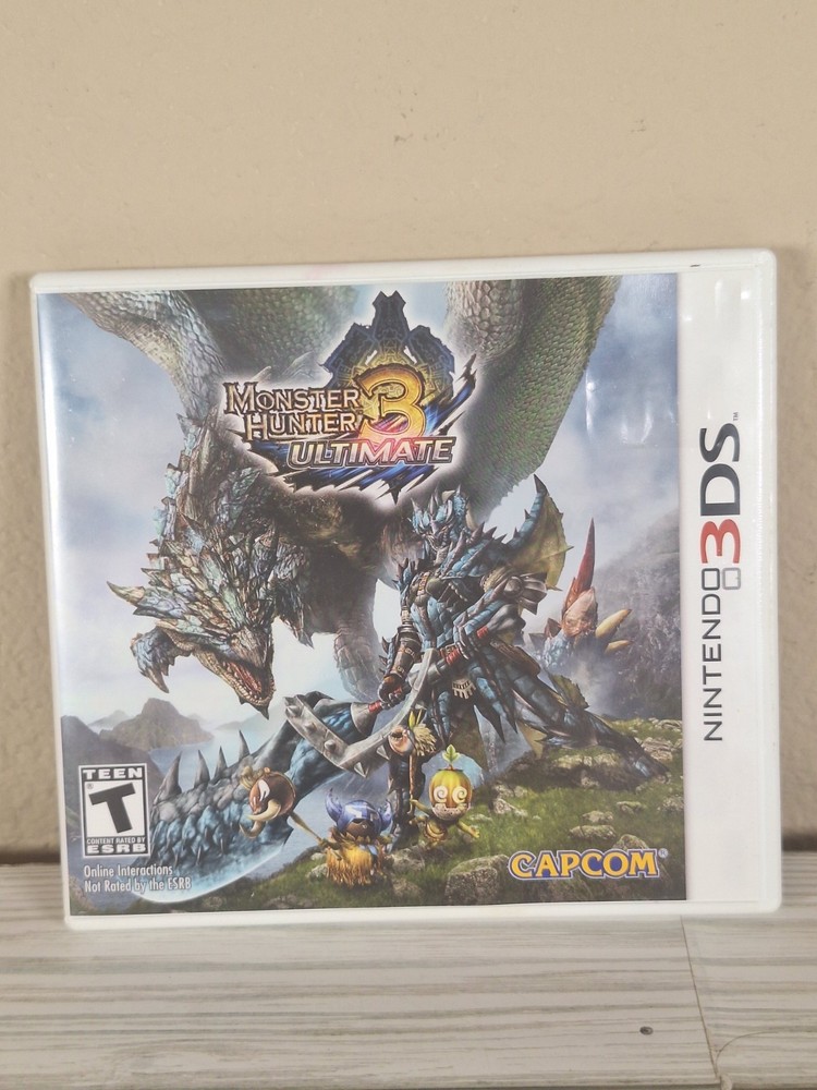 Monster Hunter 3 Ultimate Nintendo 3DS Complete CIB Authentic Tested