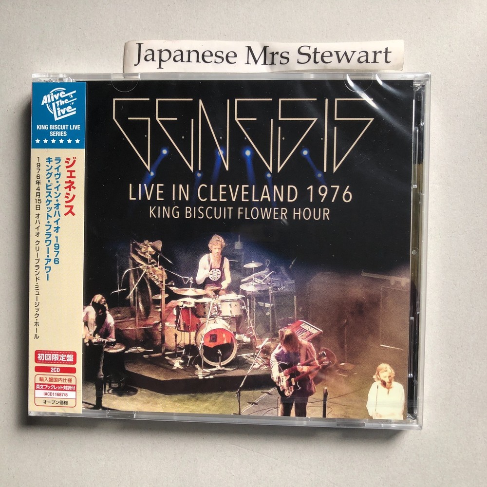 Genesis Live In Cleveland 1976 King Biscuit Flower Hour 2CD Alive the Live