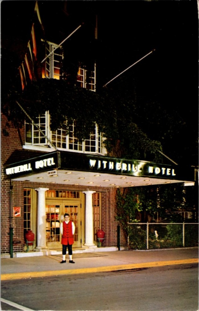 Pre-1980 WITHERILL HOTEL Plattsburgh New York NY m/14 BK0049