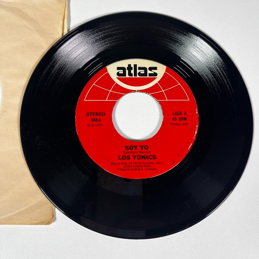 Los Yonics - Soy Yo / El Tamarindo Latin Spanish 1978 atlas Records 7