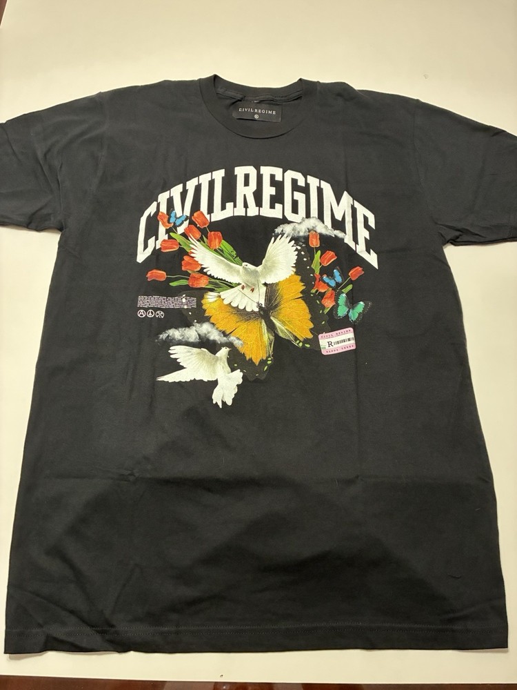 Civil Regime Black Shirt Size XL