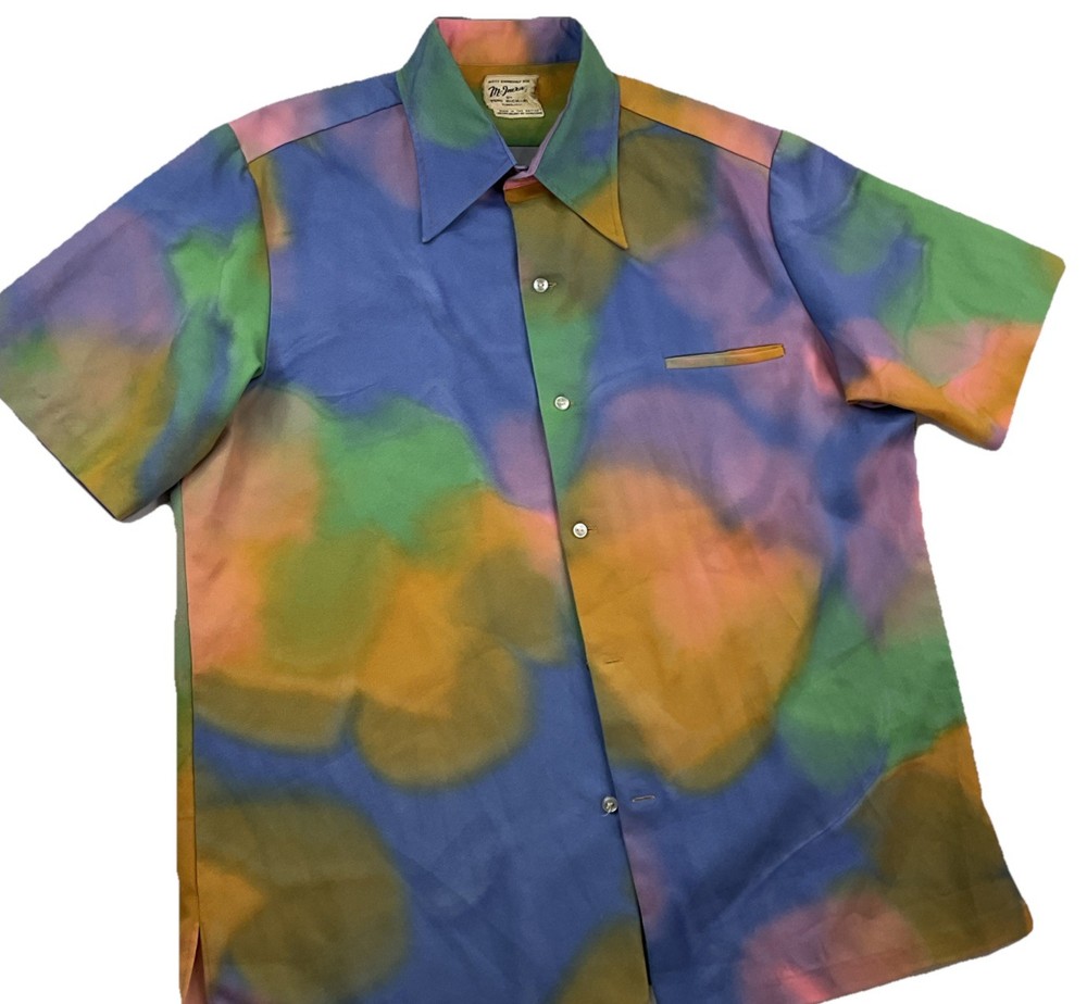 Vintage Tori Richard Mclnerny Honolulu Shirt Men Sz XL 70s Hawaiian Exclusive