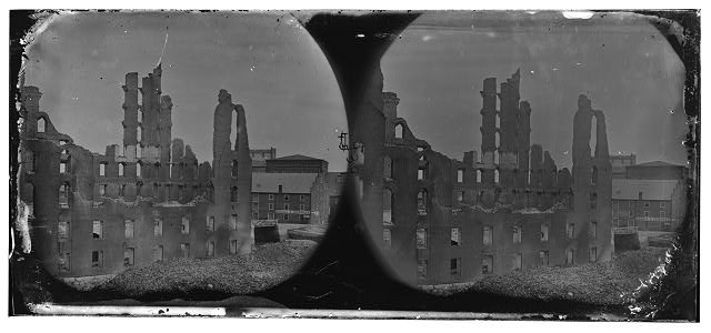 Photo:Richmond Virginia 1865 Haxall Crenshaw Flour Mill Arch Street Ruins