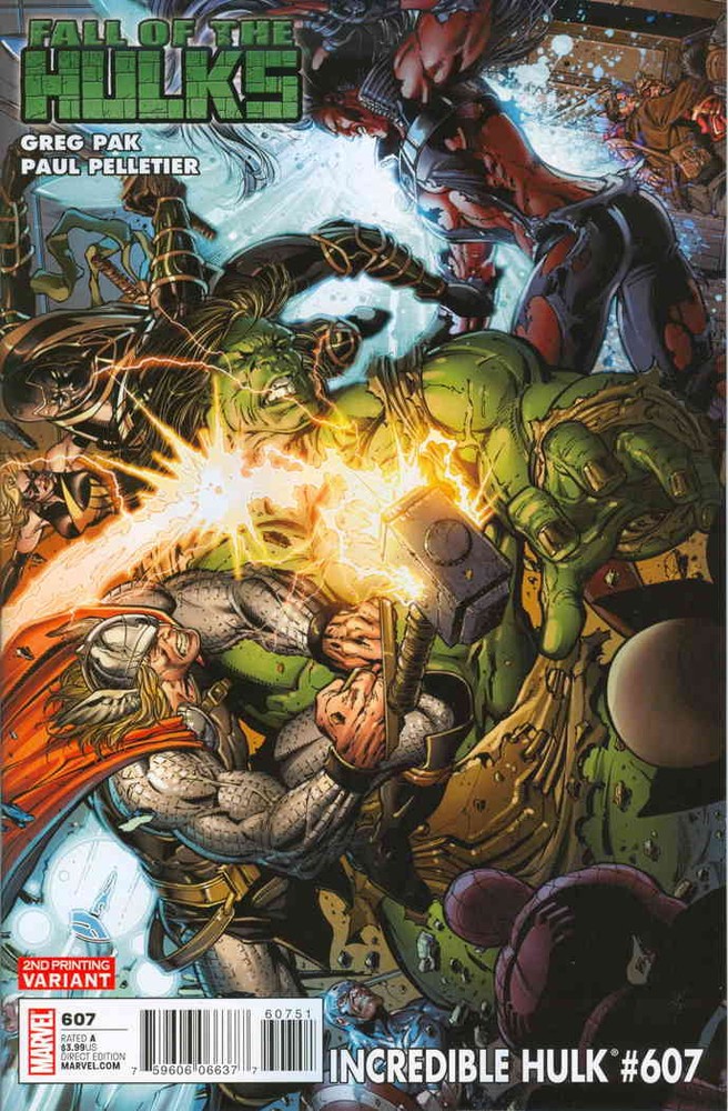 Incredible Hulk, The #607 (2nd) VF/NM; Marvel | Fall of the Hulks - we combine s