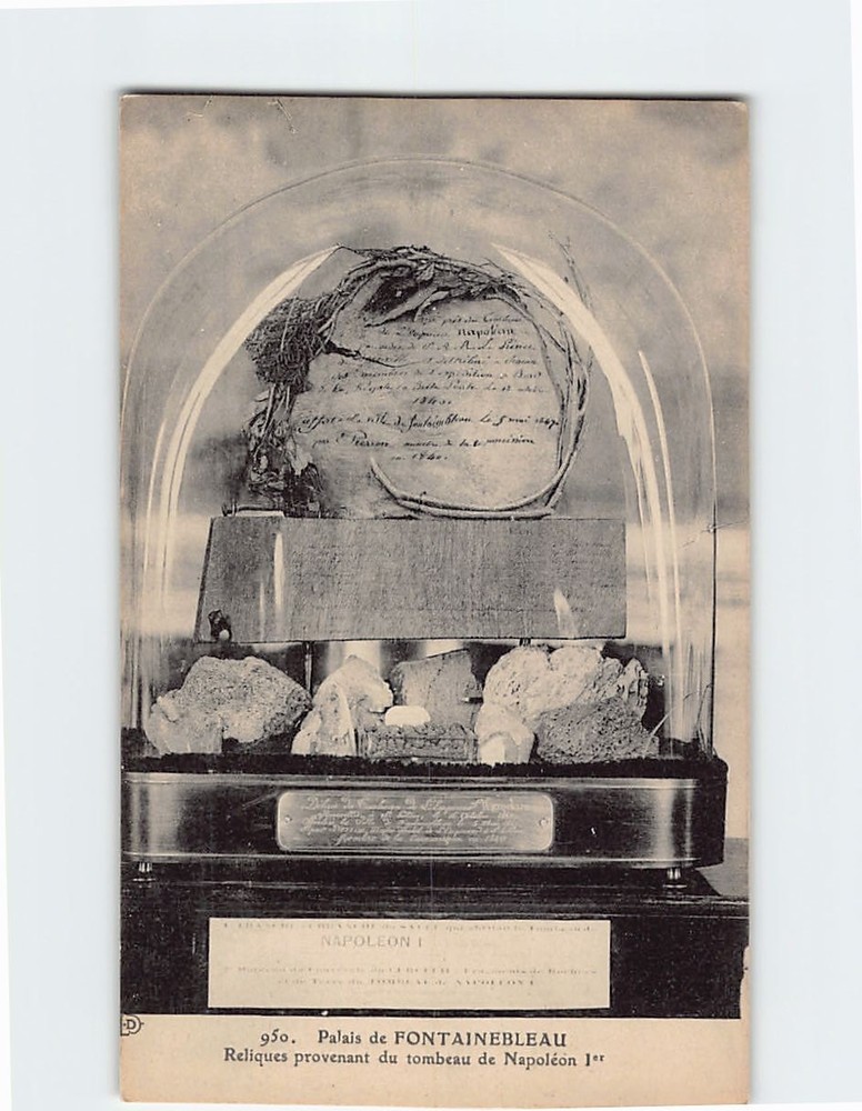 Postcard Relics from the Tomb of Napoleon I Palace of Fontainebleau France