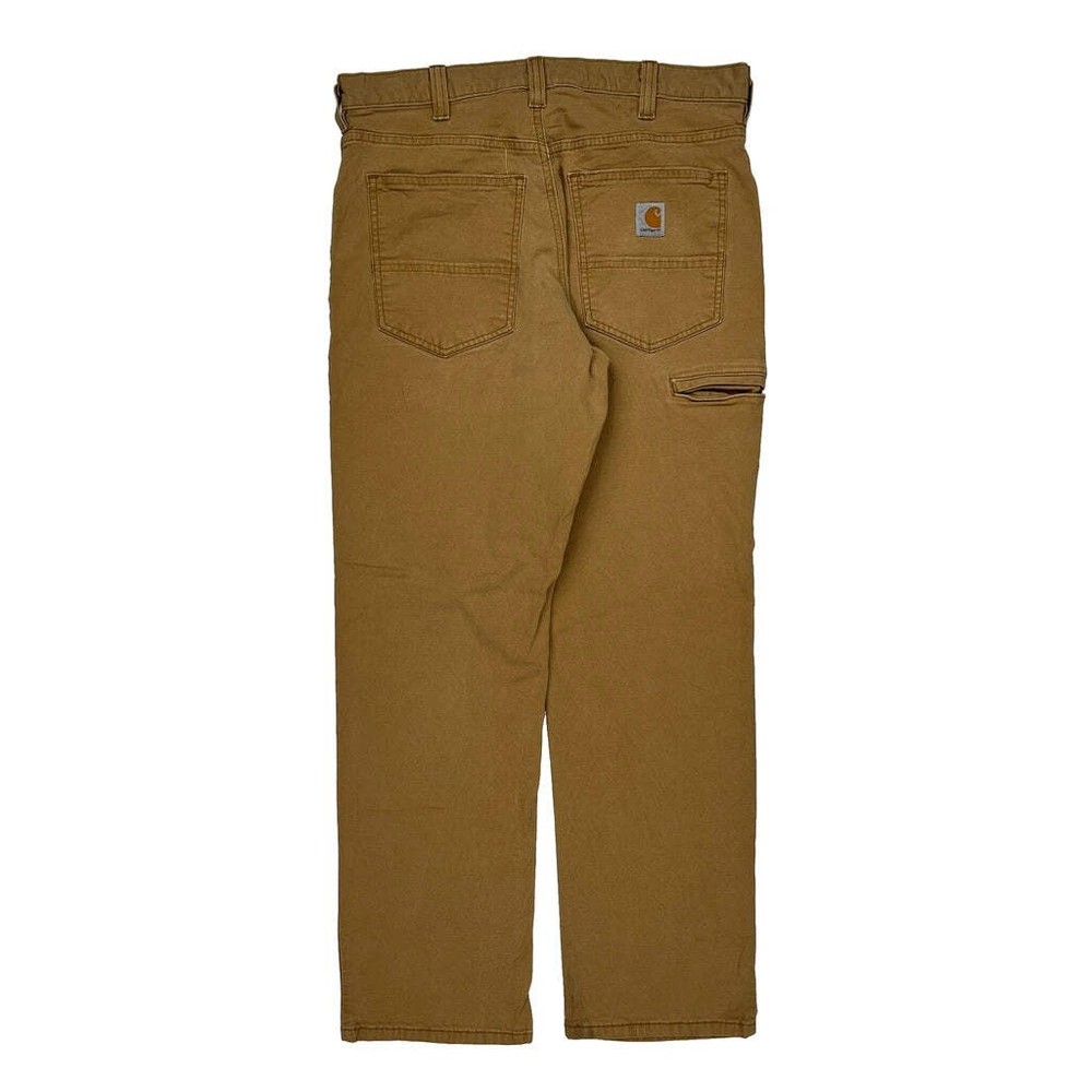 Relaxed Fit Carhartt Carpenter Pants - 33W 30L Brown Cotton