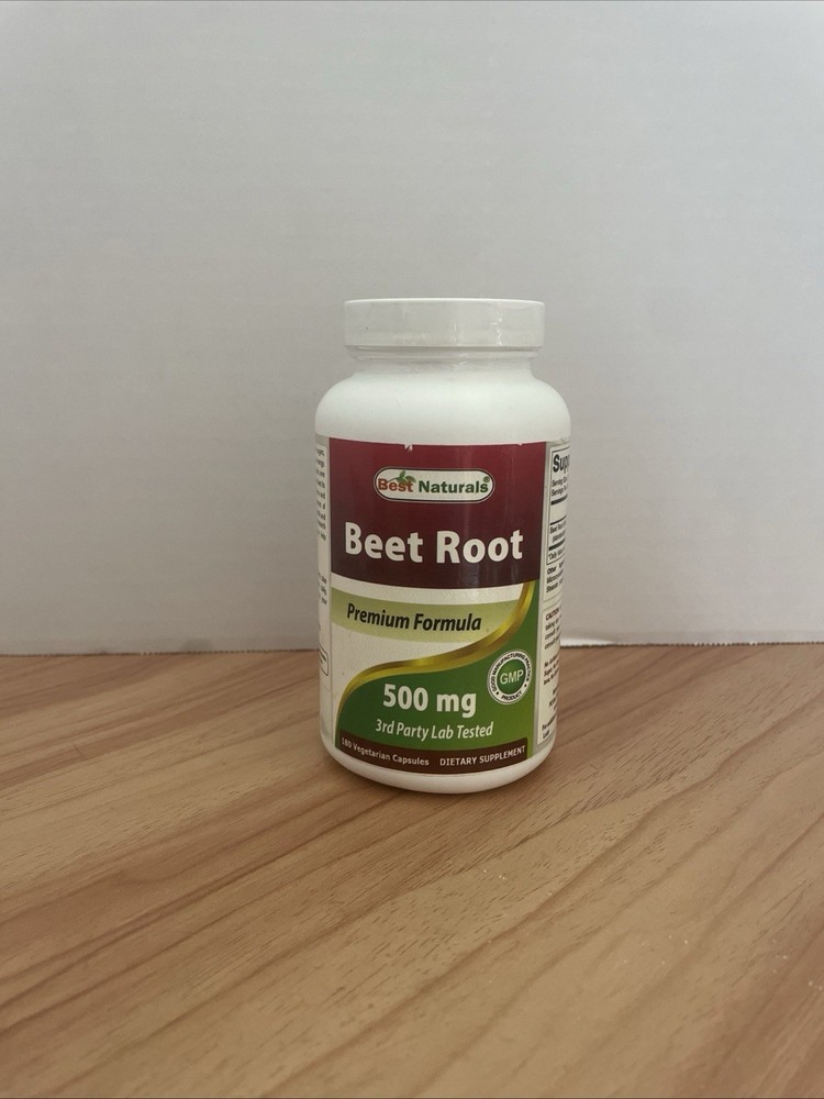 Best Naturals Beet Root Premium Formula 500mg 180 Capsules