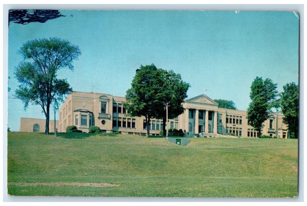 c1960's Central School Campus Building Mayville New York NY Vintage Postcard