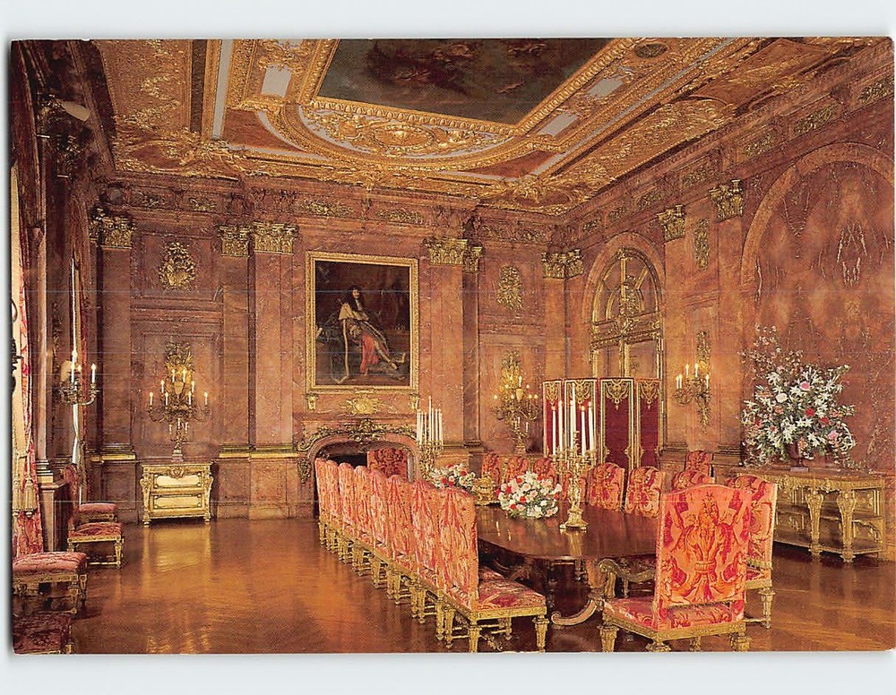 Postcard Dining Room Marble House Newport Rhode Island USA