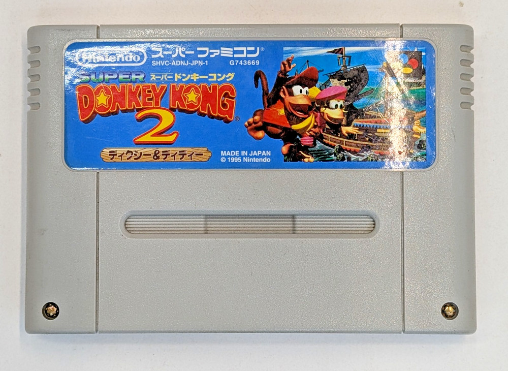 Donkey Kong 2 Nintendo Super Famicom SFC New Battery *US Seller* SFC 1
