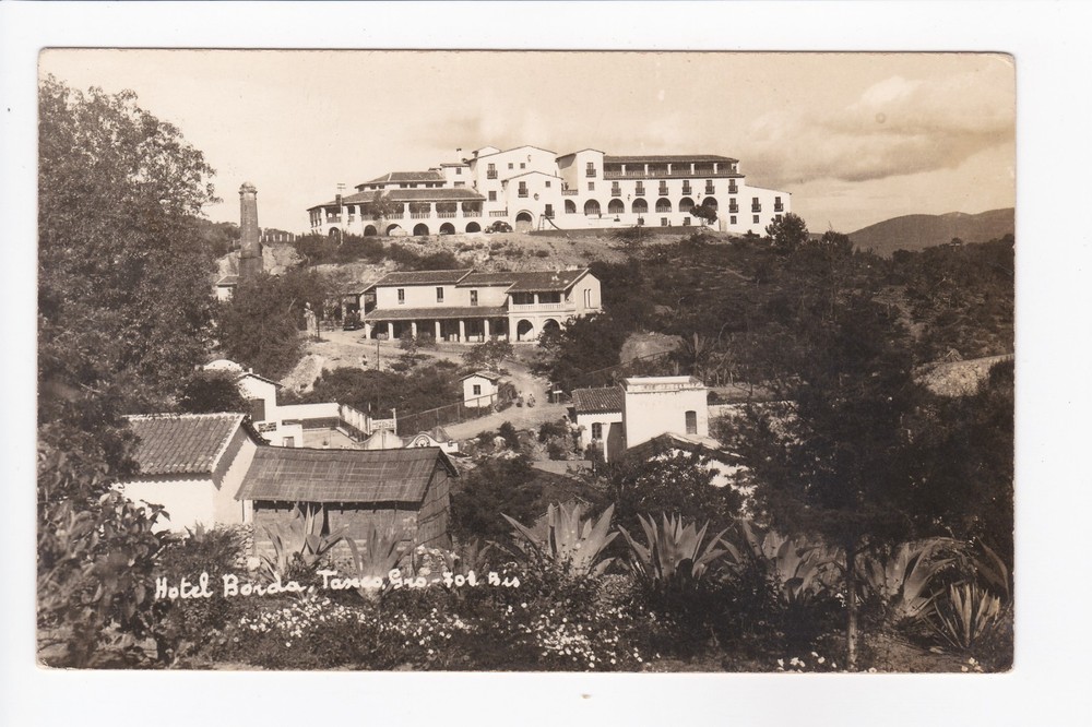Hotel De La Borda In Taxco Guerrero Mexico RPPC Real Photo Postcard