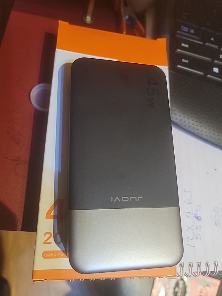 Power Bank 20000mAh 45W Charging Portable External Battery Backup For Cell Phone