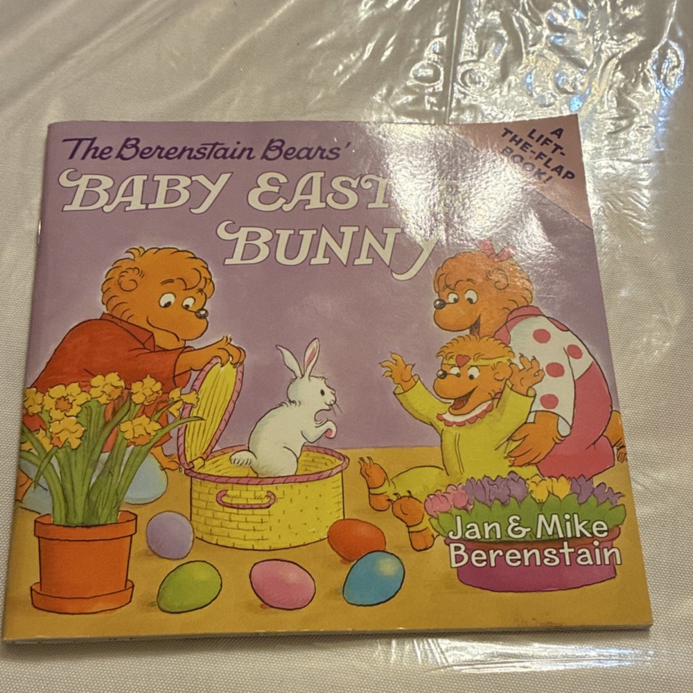The Berenstain Bears Baby Easter Bunny Board Book Lift-the-Flap Ages 4-8