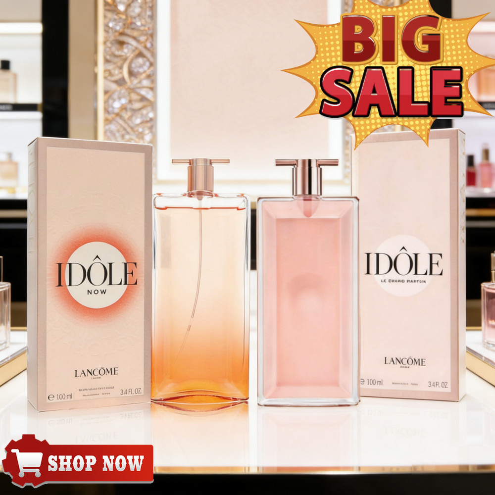 Lancome Idole Le Grand & Idole Now 3.4 Oz EDP Parfume Spray for Women NEW SEALED