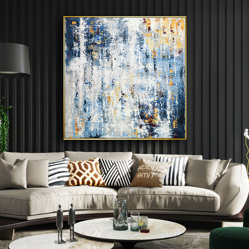 Hand Painted Oil Painting Abstract Art Landscape On Canvas Paintng Picture Wall