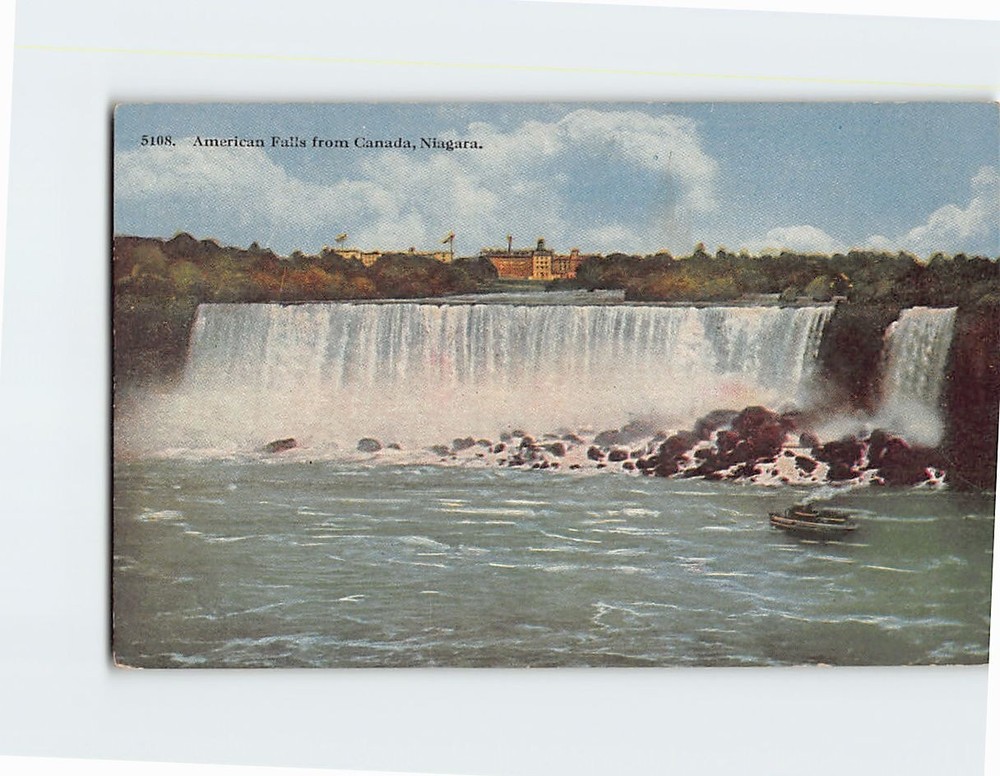 Postcard American Falls Niagara Falls NY USA