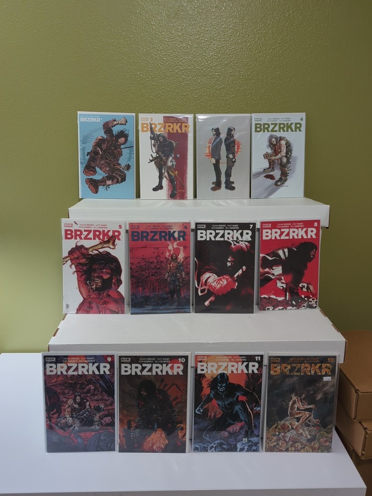 BRZRKR #1-12 BOOM 2021 Main/Variant Cover Lot VF/NM Keanu Reeves Complete Set