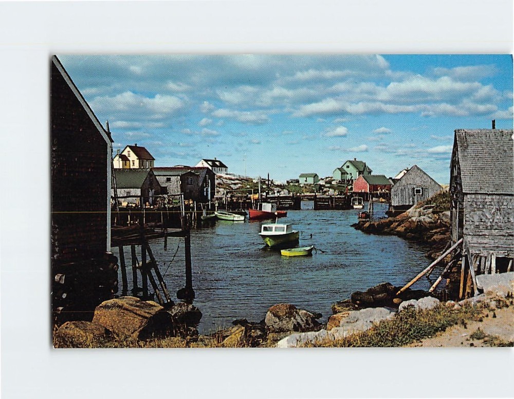 Postcard Peggys Cove Canada