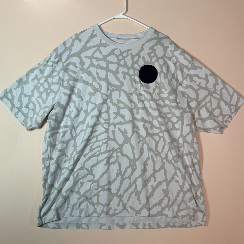 Nike Paris Saint Germain Crew Neck White Camo Tee T-Shirt Men's Size XXL 2XL