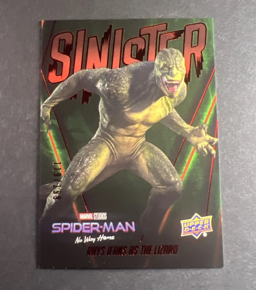 Rhys Ifans As the Lizard -  Spider-Man No Way Home #S-3 Red Foil /199